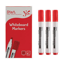 Stat 2.0mm Bullet Nib Whiteboard Marker (Box of 12) - Red - $624.13 MXN