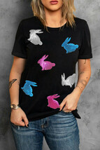 Easter Bunny Round Neck T-Shirt - $31.95