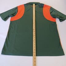 University of Miami Knights Apparel Mens Green/Orange Logo Polo Shirt XL (42-44) image 8
