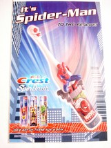 2007 Ad Spider-Man Kid's Crest Spin Brush - $7.99
