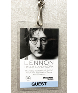 John Lennon Rock and Roll Hall of Fame Guest Pass His Life and Work 2000 - £20.03 GBP