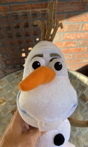 Disney Frozen Olaf Plush Snowman Pull Me Apart Talking Stuffed Animal 15&quot; Soft - £3.03 GBP