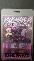KINGMAKER - ORIGINAL 2014 SPRING TOUR LAMINATE BACKSTAGE PASS - £39.02 GBP