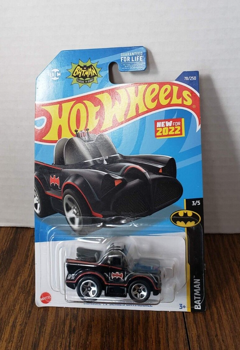 Primary image for Hot Wheels Classic TV Series Tooned Batmobile Black 78/250 2022 Batman 3/5