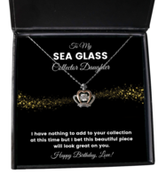 Sea Glass Collector Daughter Necklace Birthday Gifts - Crown Pendant Jewelry  - £39.92 GBP