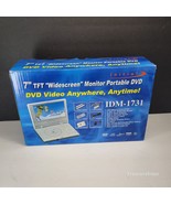 Initial IDM-1731 Portable DVD Player 7&quot; Monitor w/Accessories &amp; box Working - £23.16 GBP