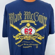 Vtg Mark McGwire Shirt XL St Louis Cardinals Single Season Home Run Record 1998 - £23.46 GBP