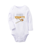 Mom&#39;s Spaghetti Funny Baby Bodysuits Newborn Romper Infant Jumpsuits Kid... - £8.73 GBP