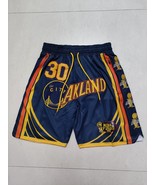 Golden State Warriors Blue Men Basketball Shorts Stitched Finals 2022 Cu... - £39.42 GBP