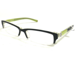 Coco Song Eyeglasses Frames BLACK ROSE Col.4 Green Rectangular 53-15-135 - $74.67