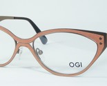 OGI Evolution 4302 1646 Lachs Seide/Golden Tan Einzigartig Brille 54-16-145 - $113.85