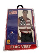 Patriotic Parade Flag Vest Costume - USA Flag Design - One Size Fits Mos... - $26.94 CAD