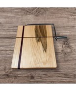 Handcrafted Cheese Slicer Board Maple PurpleHeart Custom Handmade Kitche... - $1,012.14 MXN