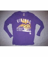 MN Vikings T-shirt Tshirt t shirt Football NFC North Long Sleeve Woman&#39;s - $185.88 CAD
