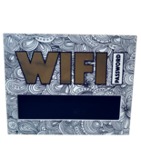 WIFI PASSWORD SIGN - CHALKBOARD ERASABLE 11&quot; X 9&quot;, PEOPWNED. - $8.94 CAD