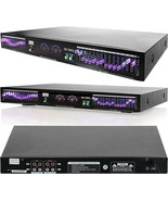 Emb Eq76 19&quot; Rack Mount Dual 15 Band 4 Input Stereo Graphic Equalizer Pr... - £80.63 GBP