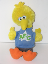 Sesame Street Rockin ABCs Talking Big Bird 15&quot; Stuffed Animal Preschool Toy - £15.81 GBP