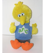 Sesame Street Rockin ABCs Talking Big Bird 15&quot; Stuffed Animal Preschool Toy - £15.55 GBP