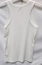 Girls Large (14/16) White Ribbed Tank Top  Cat & Jack image 3