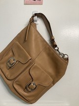 AUTHENTIC COACH 13356 XL BRITISH TAN LEATHER SLIM DUFFLE ELISA HUGE BAG ... - $315.00