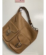 AUTHENTIC COACH 13356 XL BRITISH TAN LEATHER SLIM DUFFLE ELISA HUGE BAG ... - €268,67 EUR
