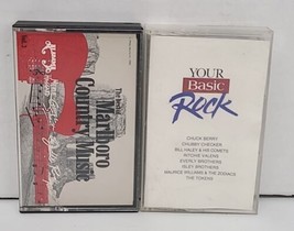 Marlboro Country And Rock Music Cassettes Lot Of 2 And 13 Marlboro Miles - €12,89 EUR