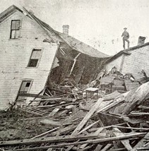 Typical Scene Of Ruins 1889 Johnstown Flood Victorian Print Pennsylvania... - £19.63 GBP