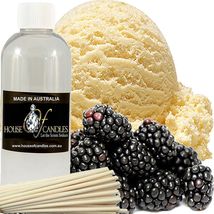 Black Raspberry Vanilla Scented Diffuser Fragrance Oil Refill FREE Reeds - £10.22 GBP+