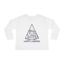 Toddler Long Sleeve Tee: 100% Cotton, Unisex Fit, Tear Away Label, Comfy Camping - £21.77 GBP