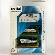 2 X Crucial PC3-8500 4 Gb SO-DIMM 1066 M Hz DDR3 Sdram Memory (CT2KIT51264BC1067) - £24.57 GBP