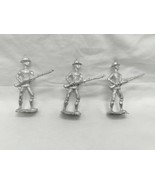 Lot Of (3) Historical Military Infantry With Rifles Lead Miniatures 2&quot; - $23.75