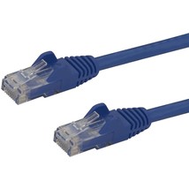 Startech 6In Blue Cat6 Patch Cable With Snagless Rj45 Connectors, Short ... - £10.14 GBP