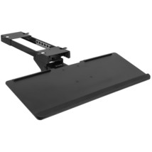 Vivo Adjustable Keyboard Mouse Tray Deluxe Rolling Track Under Table Desk Mount - £108.70 GBP