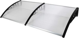 116 inch / 78 inch / 39 inch Window Awning Silver Canopy Black Bracket 4... - $1,058.16 MXN