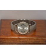 Pre-Owned Men’s Silver Color Stretch Band Analog Watch - £6.95 GBP