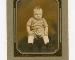 Chubby Little Boy Posing for Photo - $17.82