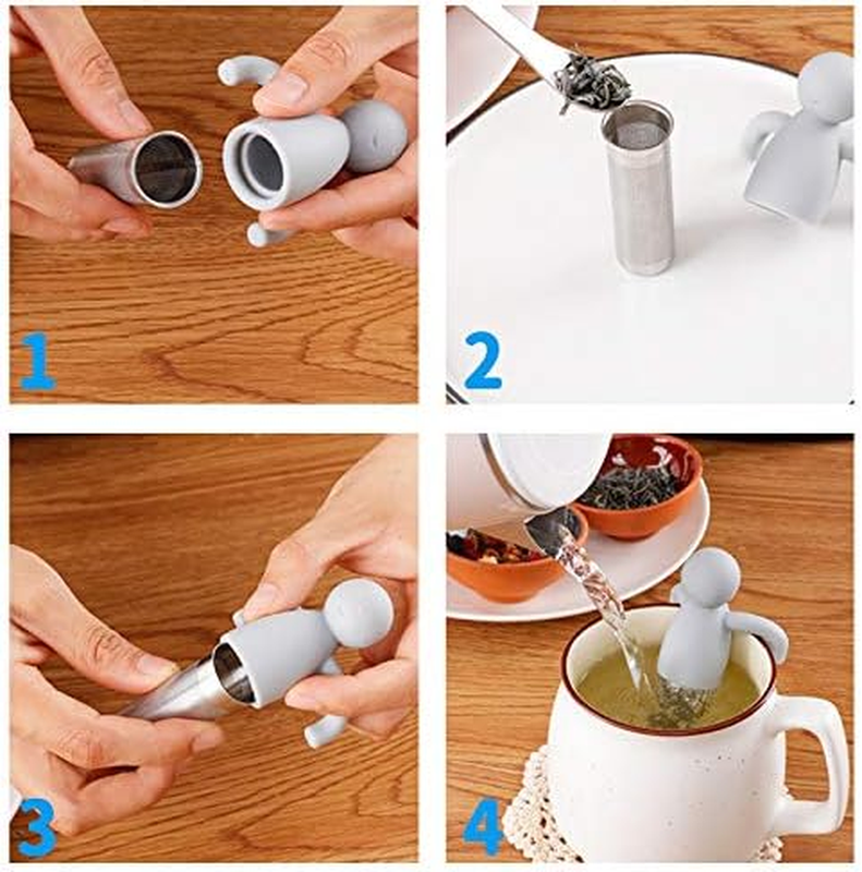 Leden Tea Infuser for Loose Leaf Tea Cute Tea Strainer Ball Stainless Steel Extr Item image 6