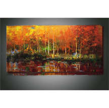 Pure Hand-painted Oil Painting Art Wall Living Room Bedroom Decorative Painting - $236.80