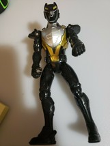 Power Ranger Black Wolf 2008 6&quot; Action Figure - £19.74 GBP