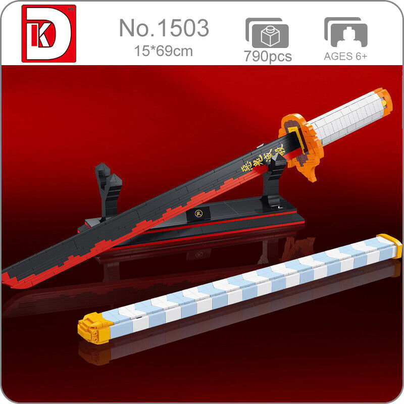 Japanese Samurai Sword Model Building Blocks DIY Educational Toys Bricks... - $44.54