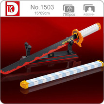 Japanese Samurai Sword Model Building Blocks DIY Educational Toys Bricks 790Pcs - £35.02 GBP