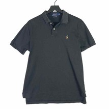 Polo Ralph Lauren Pima Soft Touch Polo Shirt L Black Men's Classic Soft - £17.40 GBP