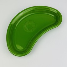 Fiestaware BISTRO crescent PLATE Green 8&quot; (FITS NORA FLEMING TRAY) RARE,... - $43.53