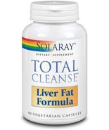 Solaray Total Cleanse Liver Fat Formula, Veg Cap (Btl-Plastic) | 90ct - $54.00