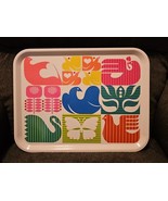 IKEA Serving Tray BIRD Scandinavian 17x13” Melamine Swan Heart Love &amp; Pe... - $820.99 MXN