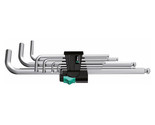 Wera Metric Hex-Plus Chrome Plated Long Arm L-Key Set (9-Piece Set) - $109.96