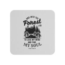 Forest Escape Personalized Coasters - Set of 50 or 100 - Inspirational Nature Ar - £65.04 GBP+