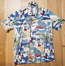Alan Stuart Las Vegas Vintage 90’s  Cars Girls Mens Button Up Shirt  Siz... - $23.75