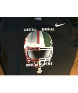 Nike Rose Bowl Game Black T-Shirt 2014 XL Spartans/Cardinals College Foo... - $34.65