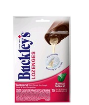 3 pack of Buckley&#39;s Cough Syrup Drop Lozenges 18 Menthol Outburst per pack - £27.07 GBP